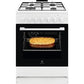 Cuisinière mixte ELECTROLUX - LKK620010W