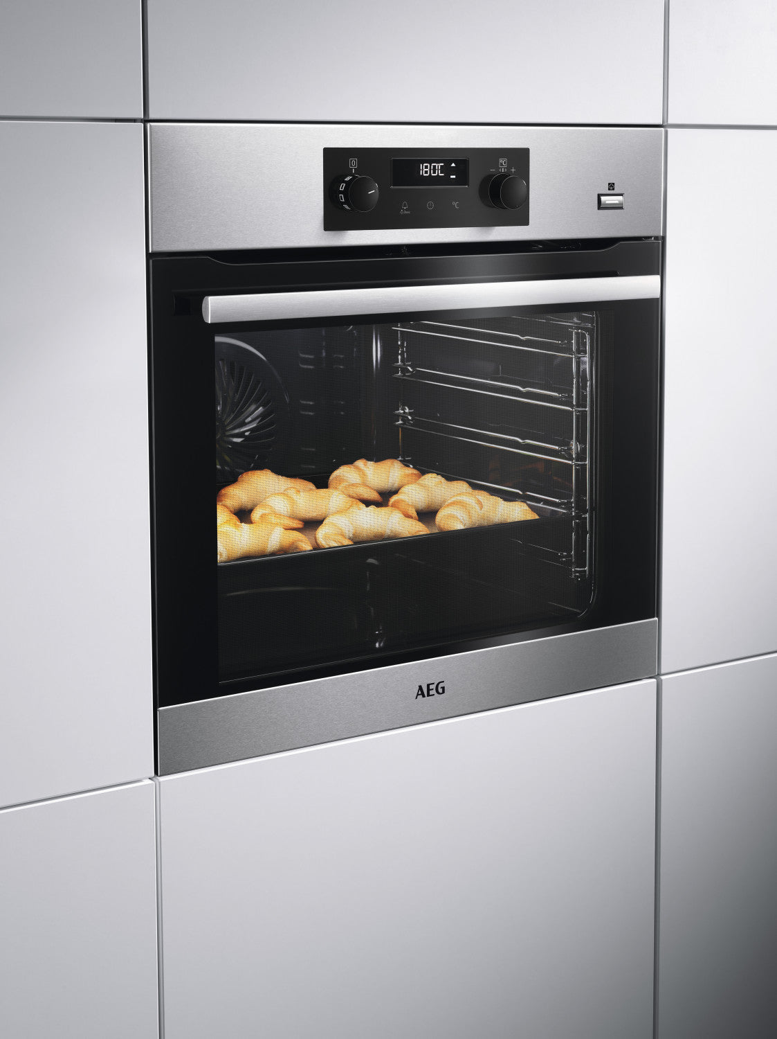Four Pyrolyse Inox AEG - BPB355020M